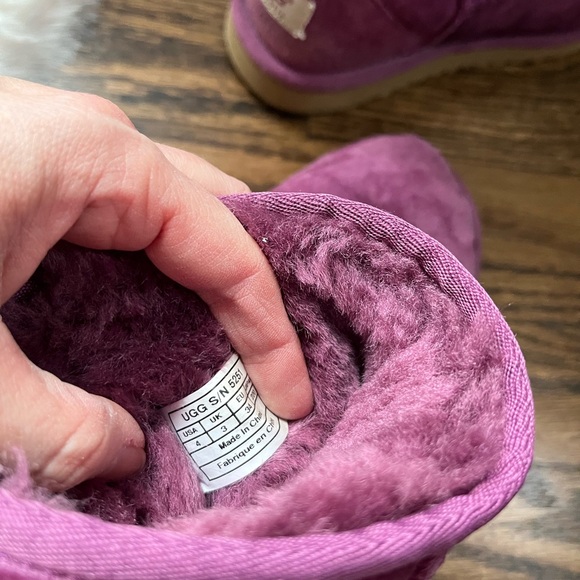 UGG Australia Pink Shearling Boots. Classic Boot. - Picture 3 of 5